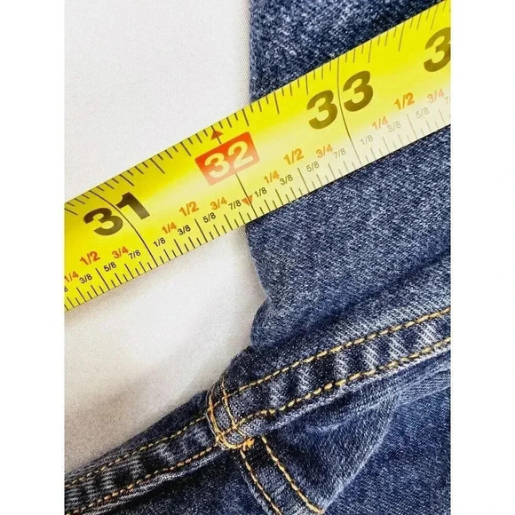 Levi's Size 30X32 Men's 505 Blue Denim 5 Pocket Logo Tag Jeans - Picture 7 of 13